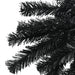 7.5FT Black Artificial Christmas Tree — 1346 Tips, Auto - Open Hinged, Full Shape, Steel Base - Monsta Online