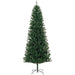8FT Slim Pencil Artificial Christmas Tree — 1168 Tips, Unlit, Space - Saving, Green, Metal Base - Monsta Online