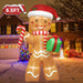 8.5FT LED Gingerbread Man Christmas Inflatable Outdoor Decoration - Monsta Online