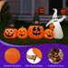 8FT Halloween Inflatable Pumpkins with Ghost – Lighted Blow Up Yard Decoration - Monsta Online