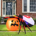 4.9ft Inflatable Halloween Spider with Pumpkin and Rotating LED Lights - Monsta Online