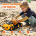 1:16 Scale RC Construction Dump Truck - Remote Controlled 11CH Toy for Outdoor Adventures - Monsta Online