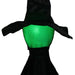 5.2ft Sound Activated Halloween Animatronic Black Witch – with Color - Changing LED Head and Creepy Sounds - Monsta Online