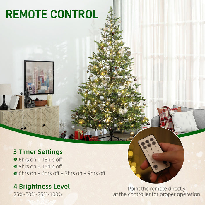9FT Sparse Cedar Pre - Lit Artificial Christmas Tree — 310 Dual - Color LEDs, 11 Modes, 4306 Tips, Remote - Monsta Online