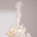 6FT Pre - Lit White Artificial Christmas Tree — 1000 Tips, 250 Warm White LEDs, Metal Stand - Monsta Online