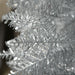 6FT Silver Pencil Artificial Christmas Tree — 390 Tips, Unlit, Slim, Plastic Stand - Monsta Online