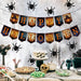 Happy Halloween Banner with Hanging Spider Garland – Party Decoration Set - Monsta Online