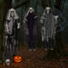 3 - Pack Hanging Skeleton Ghosts Grim Reapers – Halloween Outdoor Decorations - Monsta Online