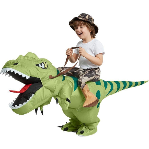 Halloween Inflatable Riding Dinosaur Costume – Kids & Adult Funny Cosplay Outfit - Monsta Online