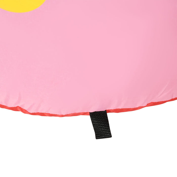 10FT Prelit Inflatable Candy Castle with Santa, Penguin & Reindeer with Flashing LED Lights - Outdoor Christmas Decoration - Monsta Online