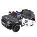 Black 12V Police Ride - On Car for Kids - Remote Control, Siren, Music & Suspension Features - Monsta Online