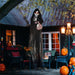 4.2ft Animatronic Halloween Grim Reaper Playing Guitar – Red Glowing Eyes and Spooky Music - Monsta Online