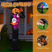 12FT Halloween Inflatable Pumpkin Man Holding Skull with LED Lights - Monsta Online