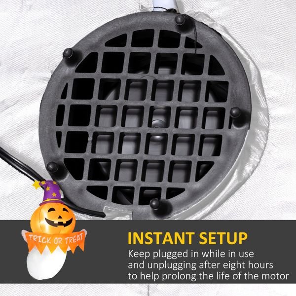3.5FT Halloween Inflatable Pumpkin with LED Lights – Window Decoration - Monsta Online