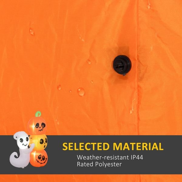 5 FT Halloween Inflatable Ghost & Pumpkin with LED Lights - Monsta Online