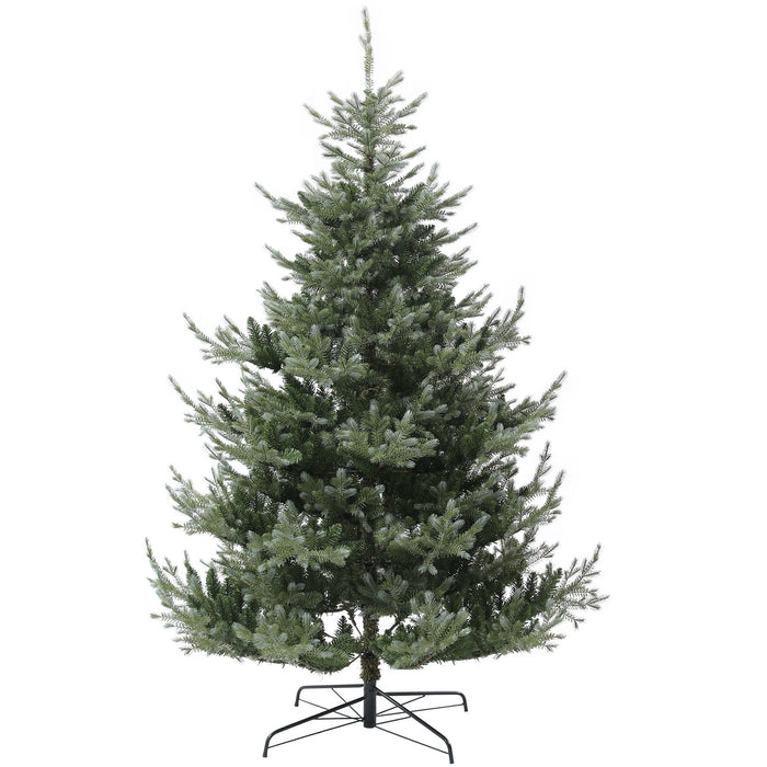 6FT Wide Artificial Christmas Tree — 795 Tips, Unlit, Auto - Open, Easy - Shape Branches, Steel Base - Monsta Online