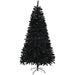 7.5FT Black Artificial Christmas Tree — 1346 Tips, Auto - Open Hinged, Full Shape, Steel Base - Monsta Online