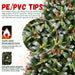 6FT Pre - Lit Artificial Christmas Tree — 350 Warm LED, Snow - Tipped, Berries & Pine Cones, Metal Stand - Monsta Online