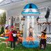8.8FT Halloween Inflatable UFO with Built - in LED Lights and Stand Inside Design - Monsta Online