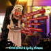 5.2ft Halloween Animatronic Old Lady Maid – Motion Activated with Flashing Red Eyes and Creepy Talking Phrases - Monsta Online