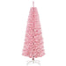 6FT Pink Pencil Artificial Christmas Tree — 618 Tips, Unlit, Auto - Open, Space - Saving, Steel Base - Monsta Online