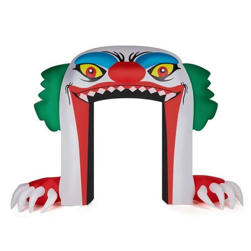 8.9FT Halloween Inflatable Clown Archway with LED Lights - Monsta Online