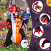 8ft Inflatable Twin - Headed Dragon with LED Lights - Monsta Online