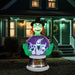 5.9FT Halloween Inflatable Witch with Crystal Ball and LED Lights - Monsta Online