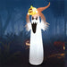 6FT Halloween Inflatable Ghost Holding Pumpkin with LED Lights - Monsta Online
