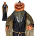 7ft Halloween Animatronic Pumpkin Man – Motion and Sound Activated with Shaking Head and Posable Arms - Monsta Online