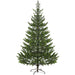 7.5FT Sparse Artificial Christmas Tree — 2901 PE Cedar Tips, Unlit, Hinged, Auto - Open, Steel Base - Monsta Online