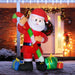 6FT Prelit Inflatable Santa Claus with Candy Cane & Gift Boxes and LED Lights - Outdoor Christmas Decoration - Monsta Online