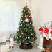 7.5FT Artificial Christmas Tree — 1346 Tips, Auto - Open Hinged, Full Shape, Steel Base - Monsta Online