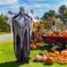 6ft Sound - Activated Halloween Animatronic Dragon Ghost – Roaring Sound, Posable Wings and Light - Up Eyes - Monsta Online