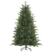 6FT Flocked Artificial Christmas Tree — 1821 Tips, Unlit, Auto - Open Hinged, Wide Full Shape, Metal Base - Monsta Online