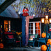 6ft Sound Activated Halloween Animatronic Hanging Clown – Glowing Eyes, Talking Phrases and Creepy Movements - Monsta Online