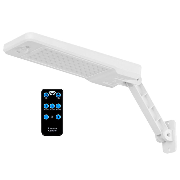 PIR Motion Activated Solar Wall Lamp with 60 LEDs and Remote for Outdoor Spaces - Monsta Online