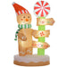 6FT Prelit Inflatable Gingerbread Man with Signpost and LED Lights - Outdoor Christmas Decoration - Monsta Online