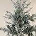 6FT Flocked Nordic Pine Artificial Christmas Tree — 795 Snow Tips, Unlit, Auto - Open, Steel Base - Monsta Online