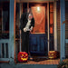 5ft Animatronic Halloween Male Servant – Motion and Sound Activated with Glowing Eyes, Creepy Laughs and Shaking Head - Monsta Online