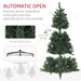 7.5FT Artificial Christmas Tree — 1346 Tips, Auto - Open Hinged, Full Shape, Steel Base - Monsta Online