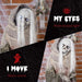 6.2ft Animatronic Halloween Ghost – Motion and Sound Activated with Light - Up Eyes, Turning Movement and Creepy Sounds - Monsta Online
