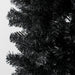 8FT Black Pencil Artificial Christmas Tree — 1168 Tips, Slim Space - Saving, Unlit, Steel Base - Monsta Online