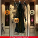 3.2ft Halloween Hanging Evil Pumpkin Man Prop – 2D Horror Background for Indoor and Outdoor Décor - Monsta Online