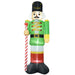 12FT Prelit Inflatable Green Nutcracker Soldier with LED Lights - Outdoor Christmas Decoration - Monsta Online