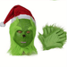 Halloween Green Monster Santa Mask – Cosplay Suit with Mask & Gloves - Monsta Online