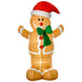 6FT Prelit Inflatable Gingerbread Man with LED Lights - Outdoor Christmas Decoration - Monsta Online