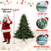7.5FT Artificial Christmas Tree — Full, 2441 Tips, PE+PVC, Wide Base, Hinged, Metal Stand - Monsta Online