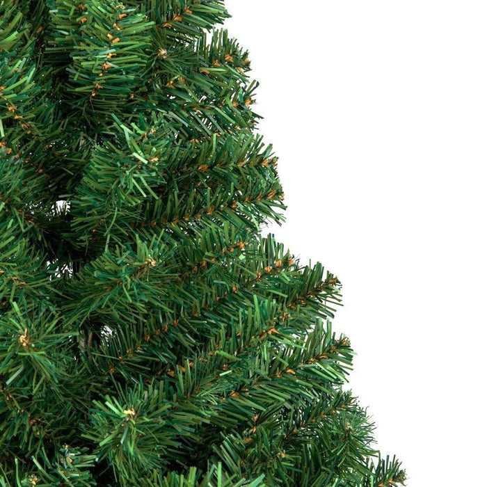 5.5FT Unlit Artificial Christmas Tree — 850 Tips, Hinged Spruce, Metal Stand - Monsta Online