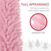 8FT Pink Pencil Artificial Christmas Tree — 618 Tips, Slim Space - Saving, Plastic Stand - Monsta Online
